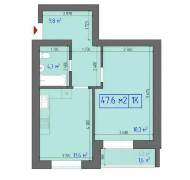 Продажа однокомнатной квартиры