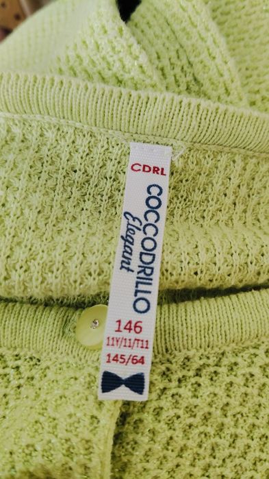 Limonkowy sweterek coccodrillo