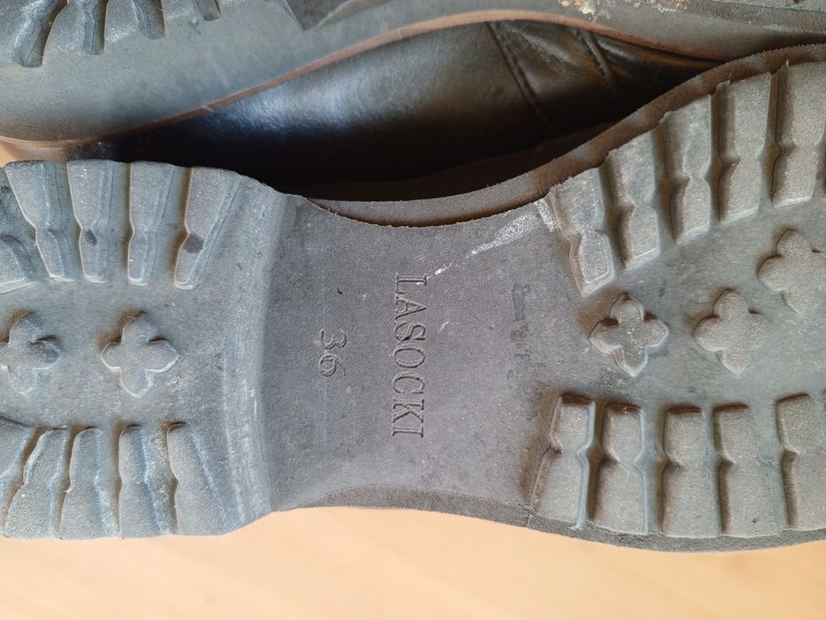 Lasocki 36 mokasyny damskie skórzane espadryle saszki loafersy