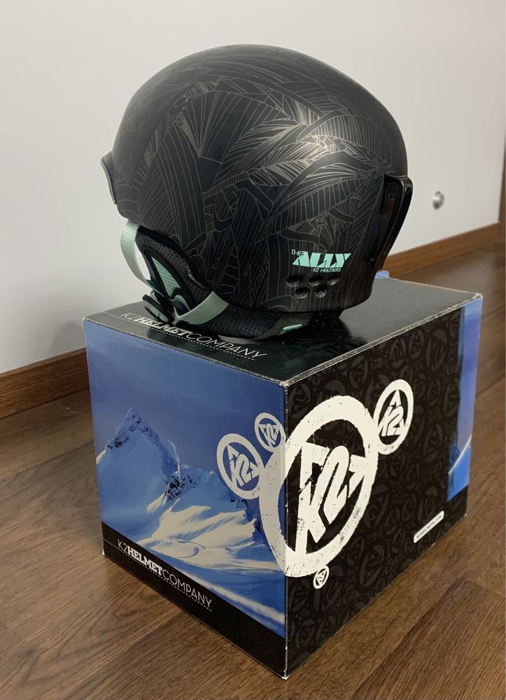 Kask narciarski snowboardowy K2 ALLY PRO ze słuchawkami XS (48-51 cm)