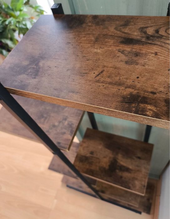 Kwietnik metalowy stojący – loftowy stojak na kwiaty, 6 poziomów