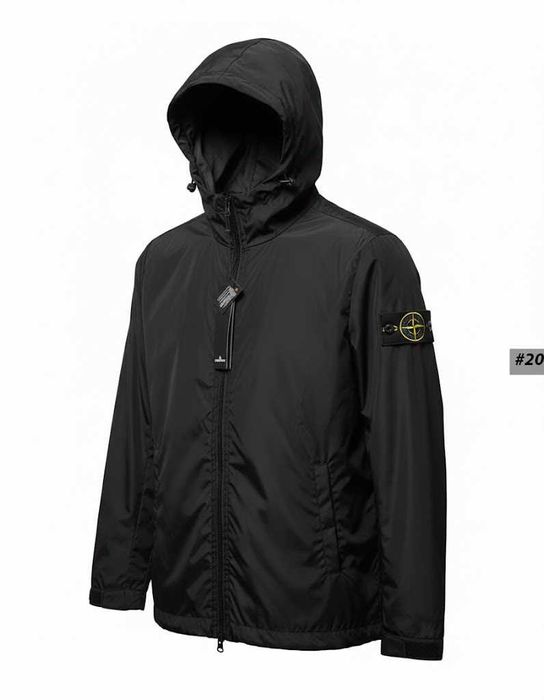 Стони Исланд Черная Куртка — Ветровка Stone Island GoreTex — XS S M XL