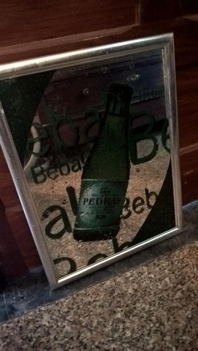 Quadro espelhado vintage das "Pedras Salgadas"