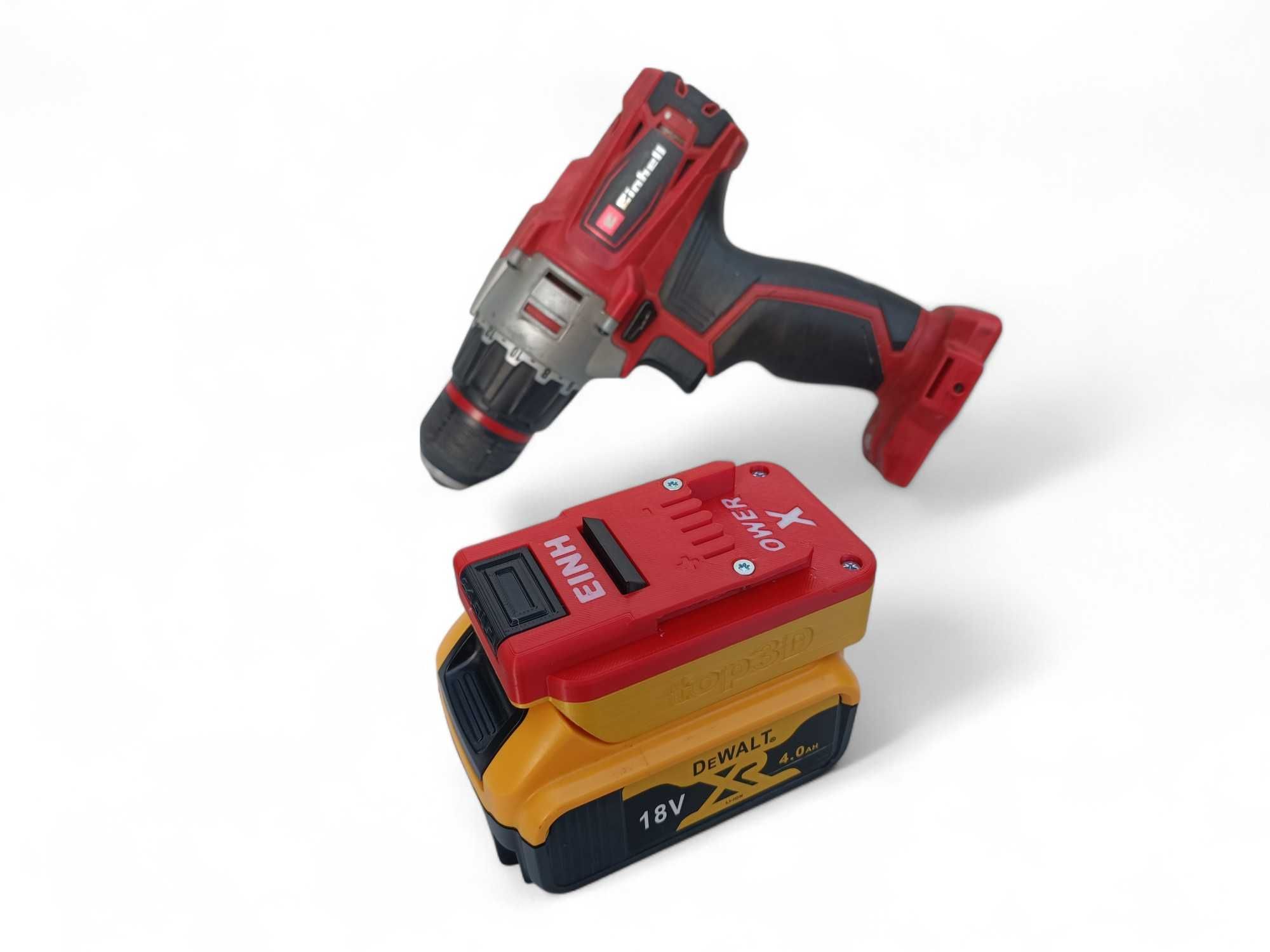 Adapter narzędzi Einhell 18V na baterie DeWalt XR18