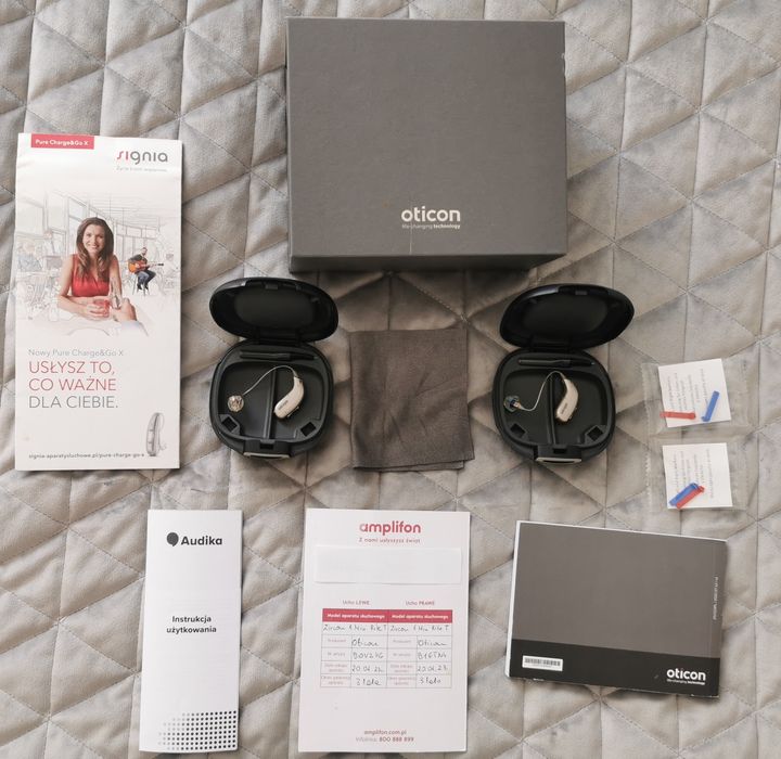 Aparat słuchowy 2 szt. OTICON ZIRCON 1 MINI RITE GWARANCJA DO 02.2026