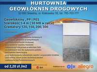 Geowłóknina drogowa Gram 120,150,200,300 ceny hurtowe