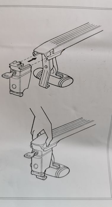 Автобагажник Gev Voyager3, замки та захисні елементи