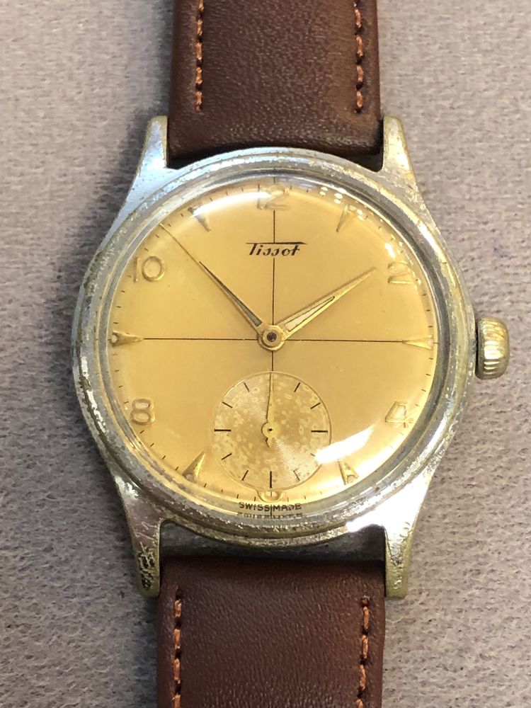 Zegarek Tissot mechaniczny z lat 40/50