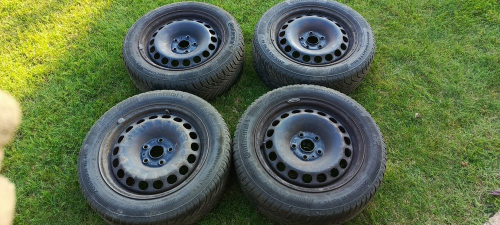Koła stalowe 16" z oponami zimowymi Continental 5X112 ET42