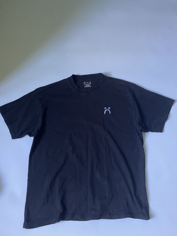 Polar vintage small sad logo tee :) Футболка Полар грустный смайлик