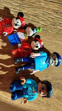 Lego Mama pilot,policjant, myszka ,lego straż remiza myszki miki