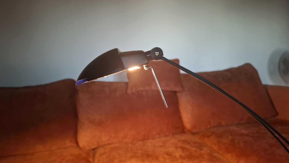 Lampka biurkowa Techno Lux, czarna, żarówka halogenowa