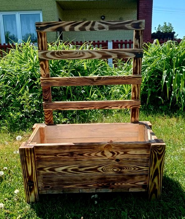 Donice sosnowe opalane