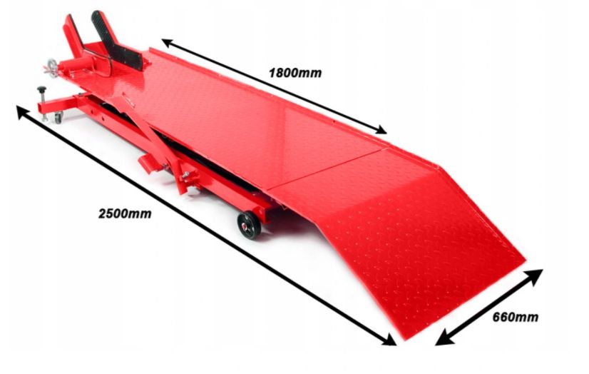 Platformowy podnośnik motocyklowy PLATFORMA RAMPA 450kg