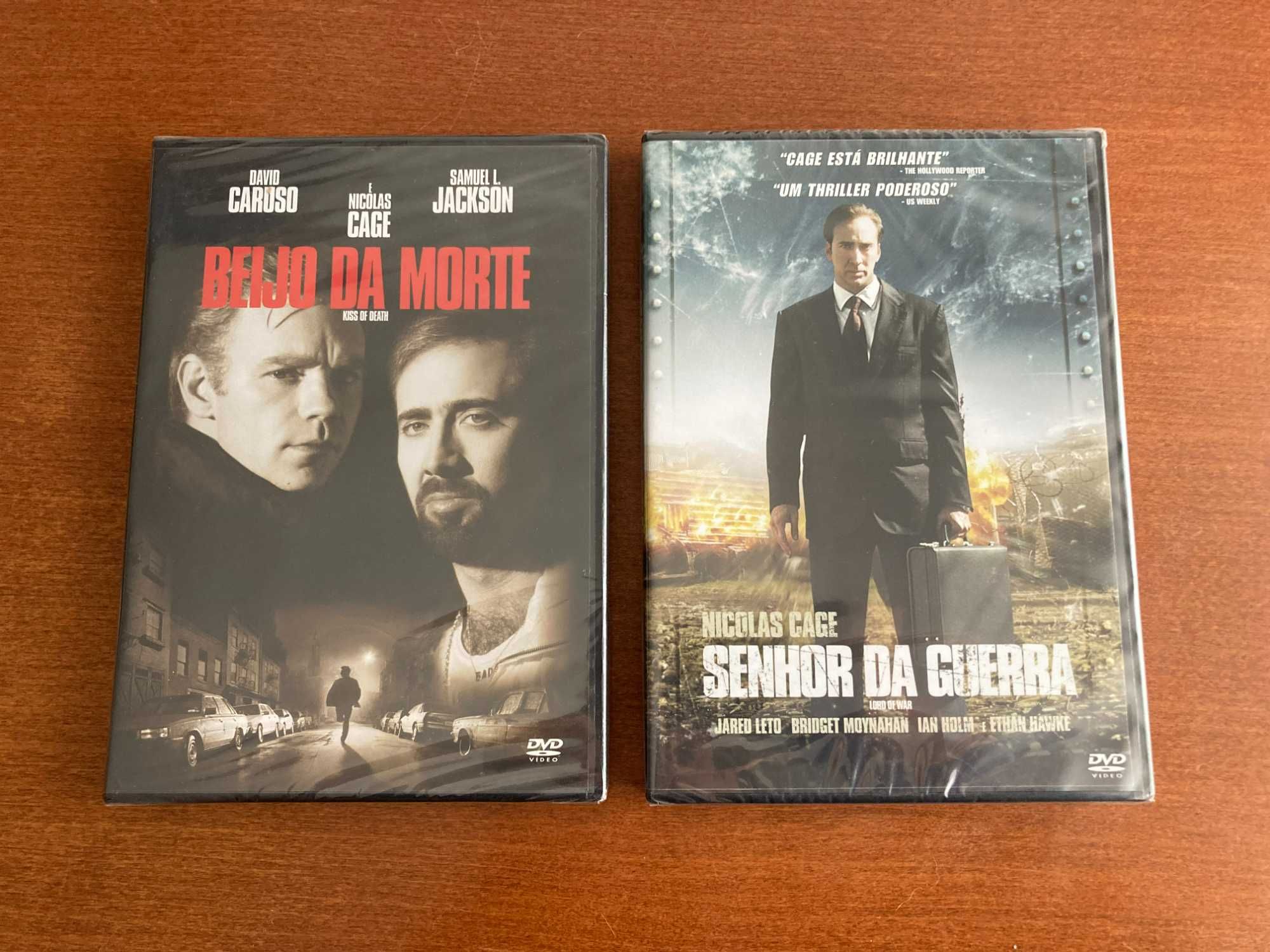 DVD Novo - Nicolas Cage - "Beijo da Morte"