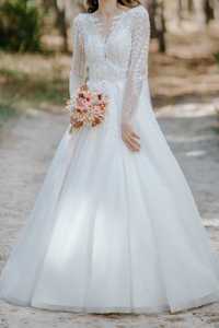 Сукня весільна, колір айворі