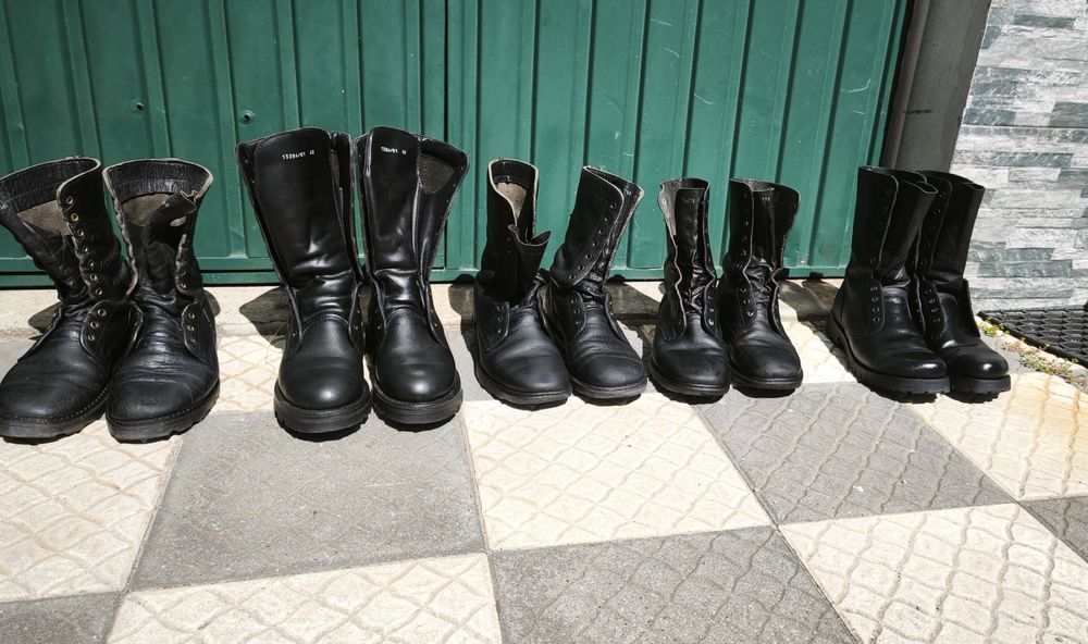 Botas militares do exército PT tamanho 40