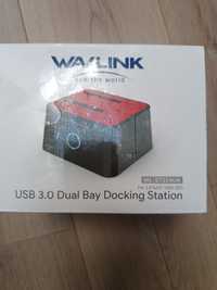 Wavlink zewnętrzna stacja USB 3.0 Dual Bay
