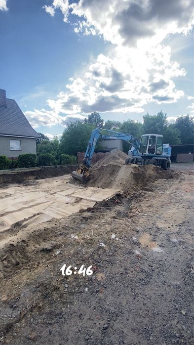 Uslugi koparka, ladowarka, kruszywa i transport