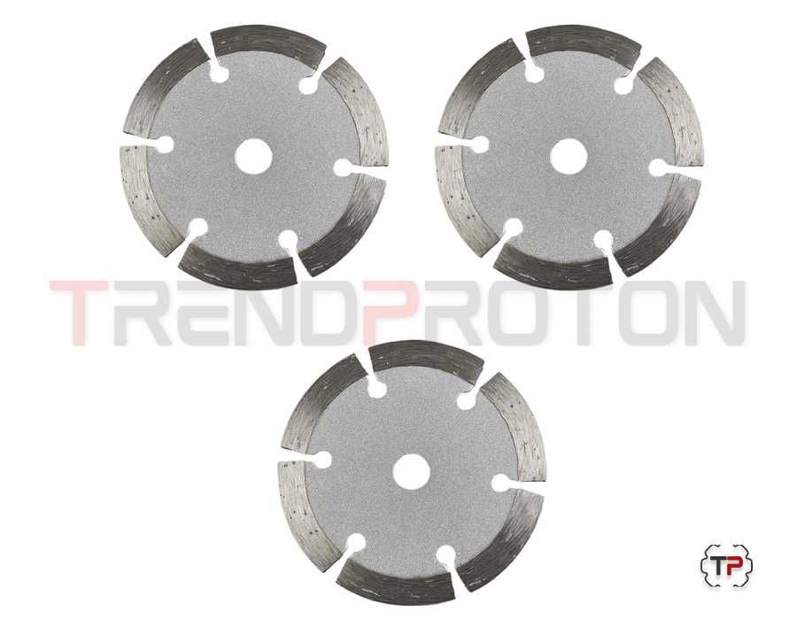 3 Discos P/ Pedra 75mm para Mini Rebarbadora