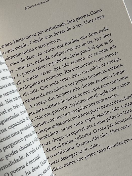 Livro A Desumanização de Walter Hugo Mãe