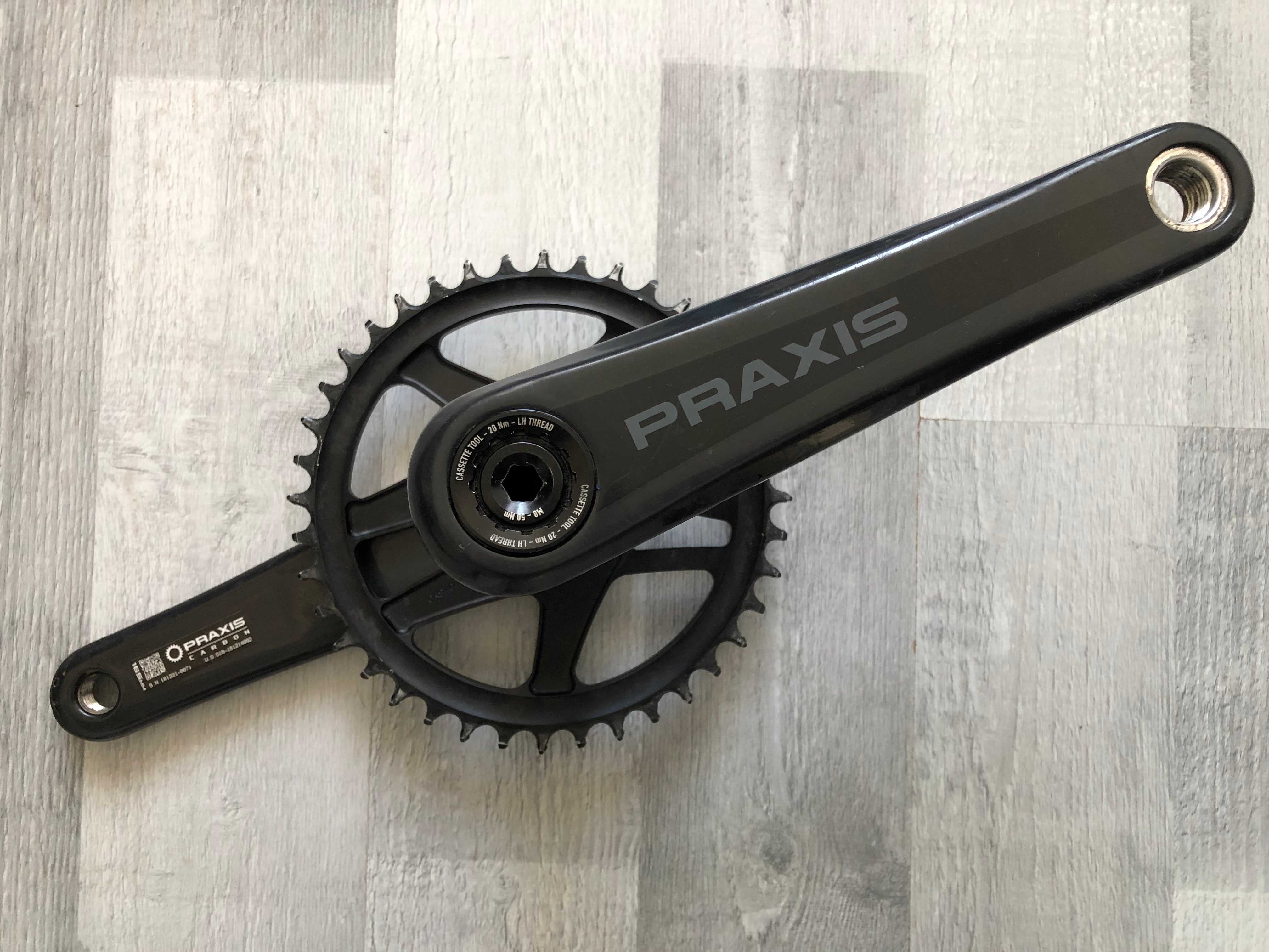 Praxis Carbon Zayante korba 40T M30 30/28mm ramię 165mm