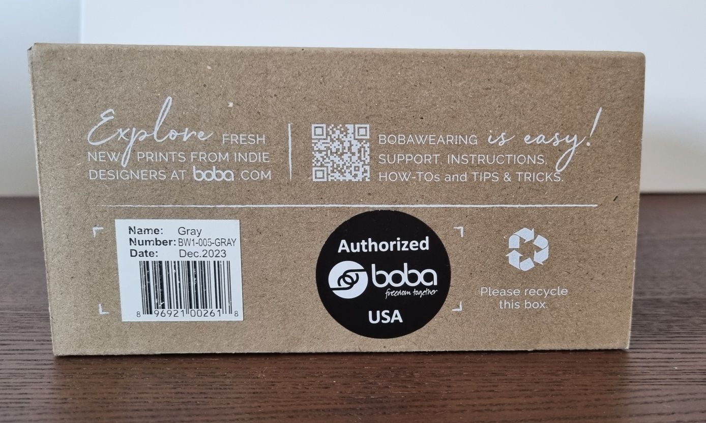 Boba Wrap cinzento