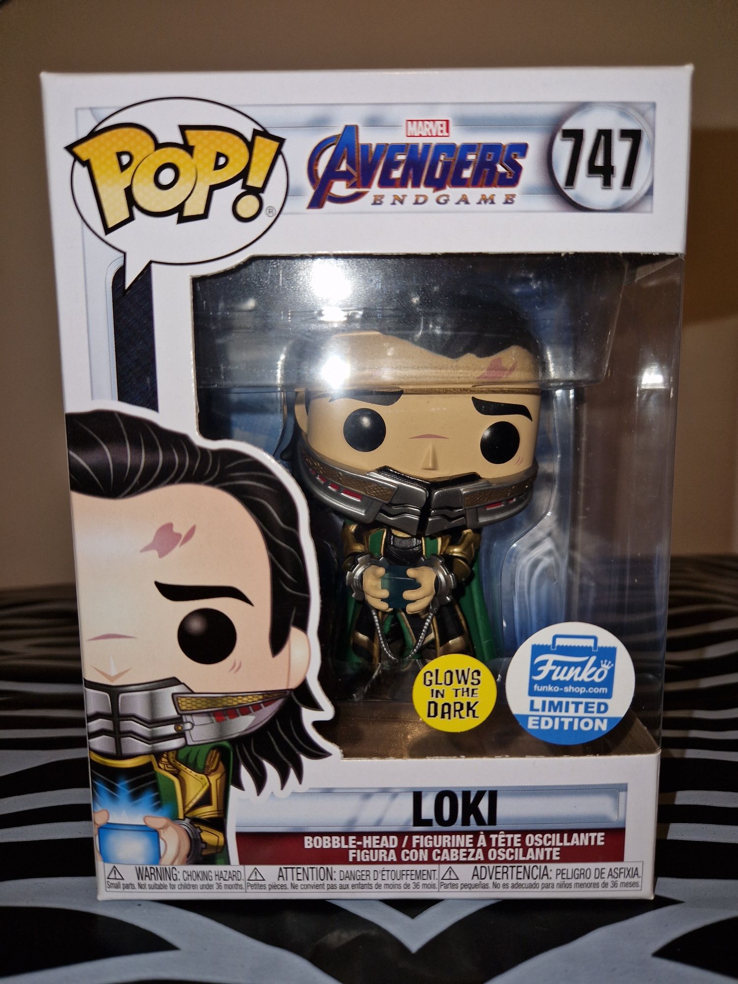 Avengers Endgame Loki Glow Funko