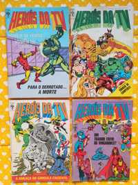 quatro Revistas dos HERÓIS DA TV Marvel