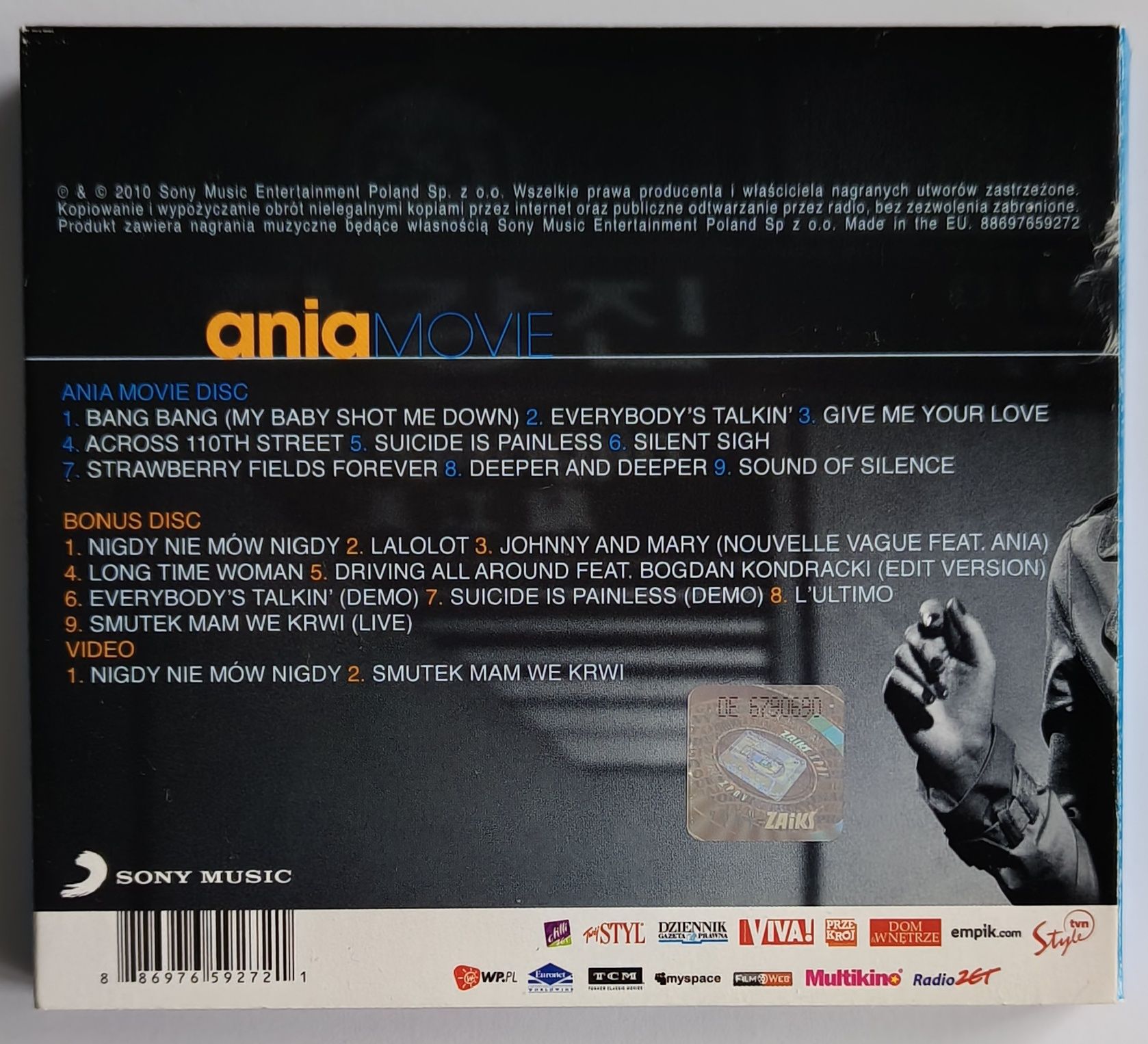Ania Dąbrowska Movie 2CD 2010r