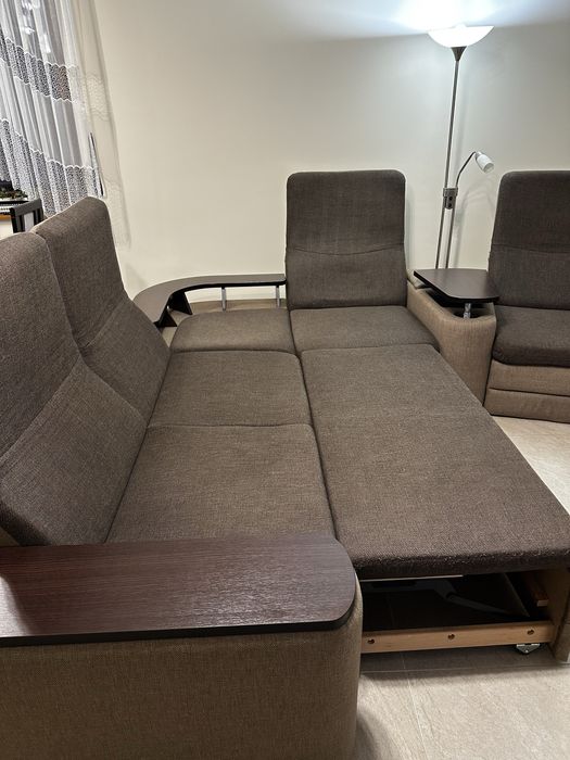 Narożnik modułowy z funkcją spania 280x250