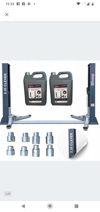 Nowy Podnośnik Dwukolumnowy 3500kg 230V 2,2kW 1500mm GRUBBER

Podnośn