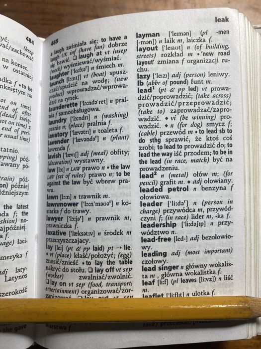 Mini słownik-dictionary polsko-ang i English Polish