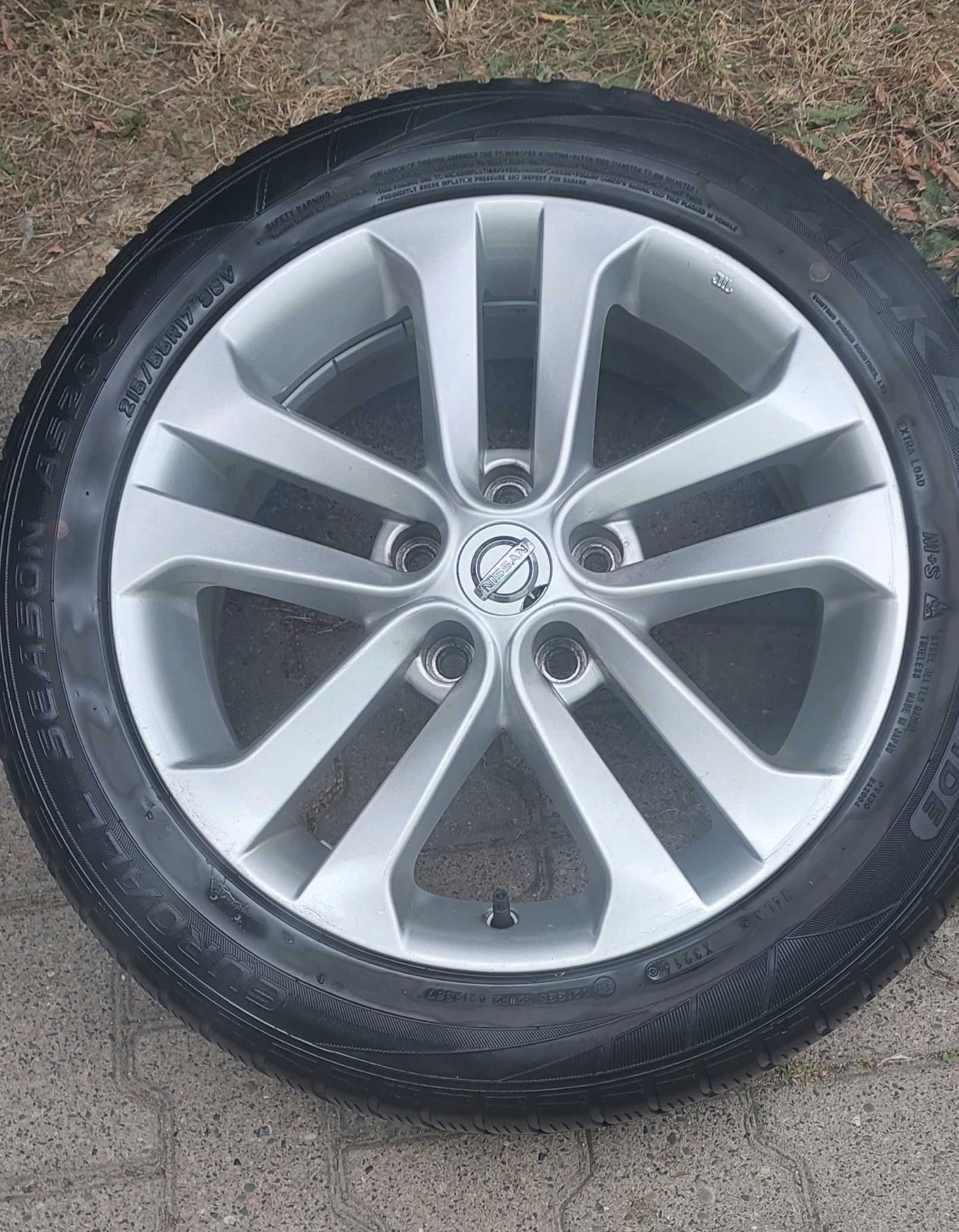 Felgi alu 17" Nissan