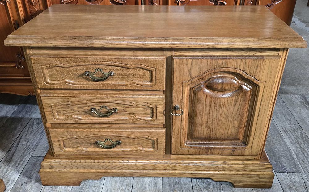 Rustykalny Komplet Mebli Do Sypialni / Sypialnia Dębowa / Przes. drzwi