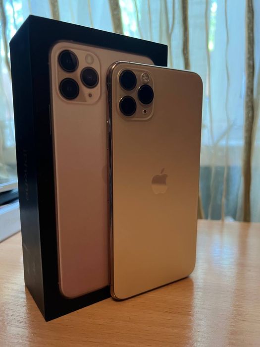 Iphone 11 Pro Max в золотистом цвете