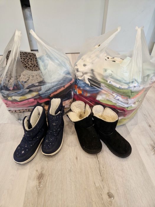 Duża paka ubrań dziewczynka rozmiar 122/128