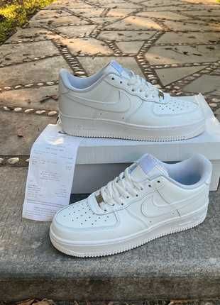 Biały^potężny^NikeAirForce1^UnisexTrampki Roz.43