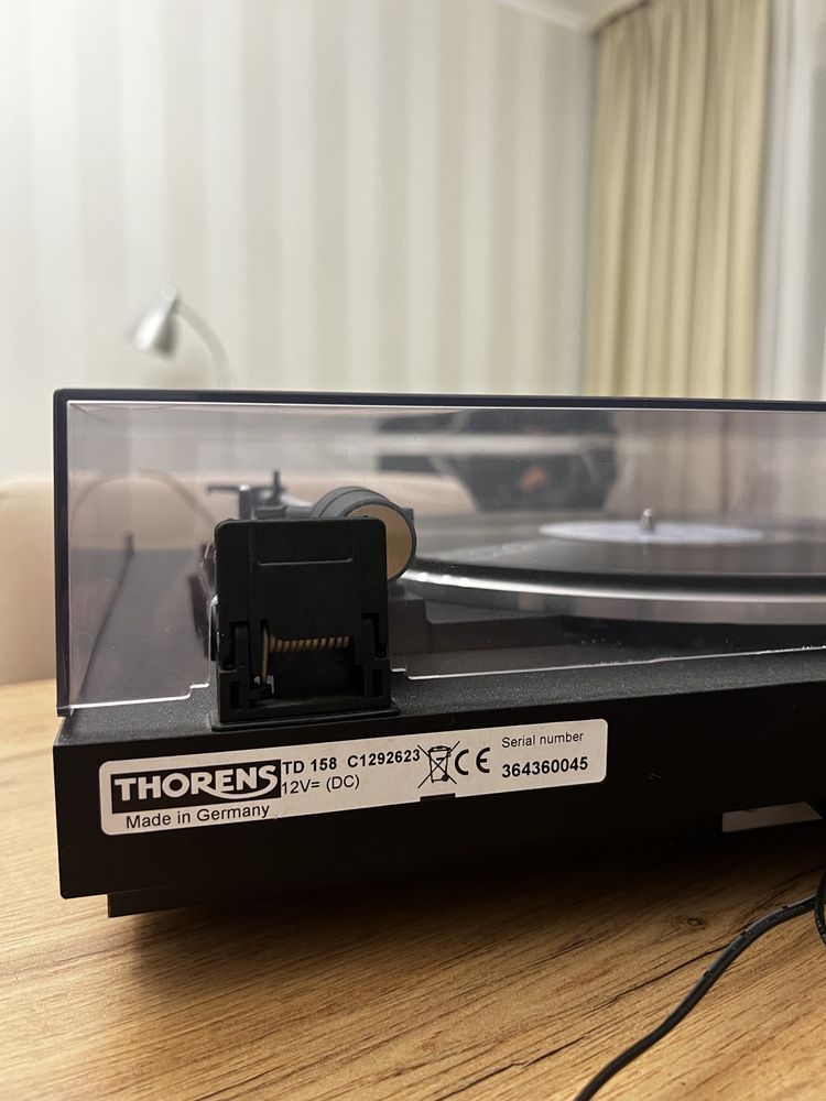 Програвач вінілу Thorens TD 158 + фонокоректор Thorens MM-002