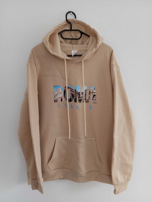 Bluza męska ocieplana z kapturem. XL.