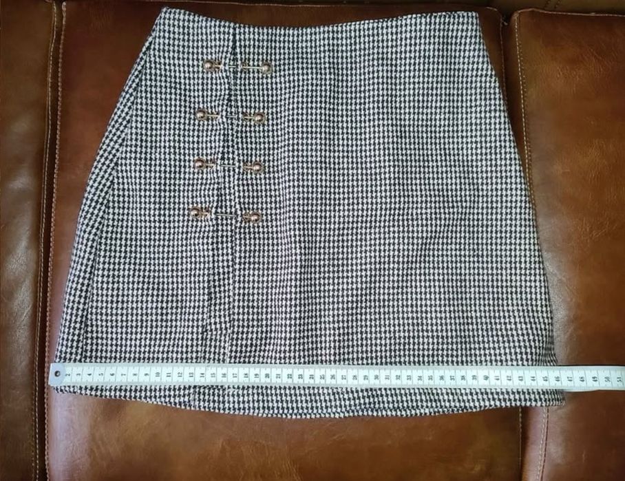 Saia elegante de xadrez