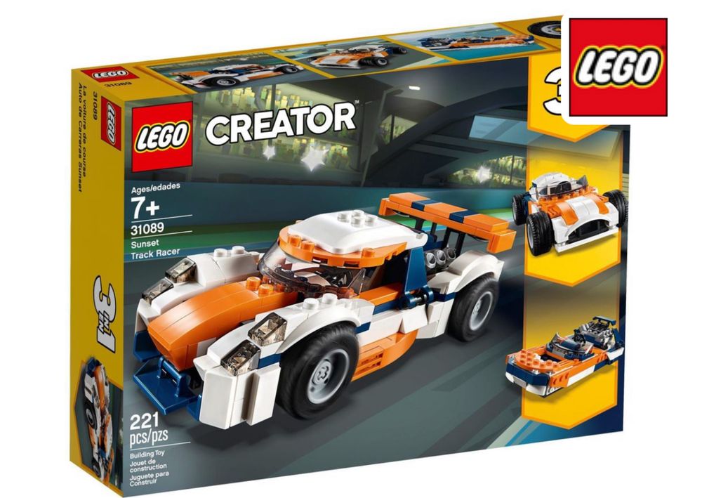 Лего 31089 Lego creator 3 в 1 гоночний автомобіль