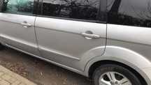 Ford GALAXY MK3 DRZWI lewy tyl LEWE tylne / 66 srebrny / ladne