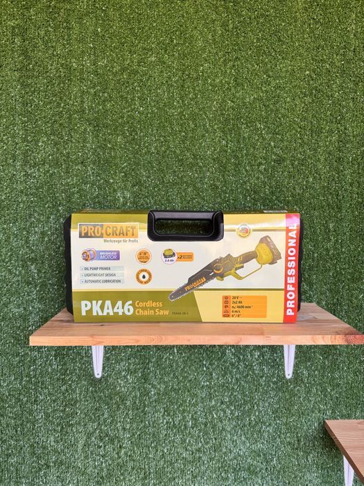 Акумуляторна ланцюгова пила Procraft PKA-46 (з 2 АКБ та ЗП) КЕЙС