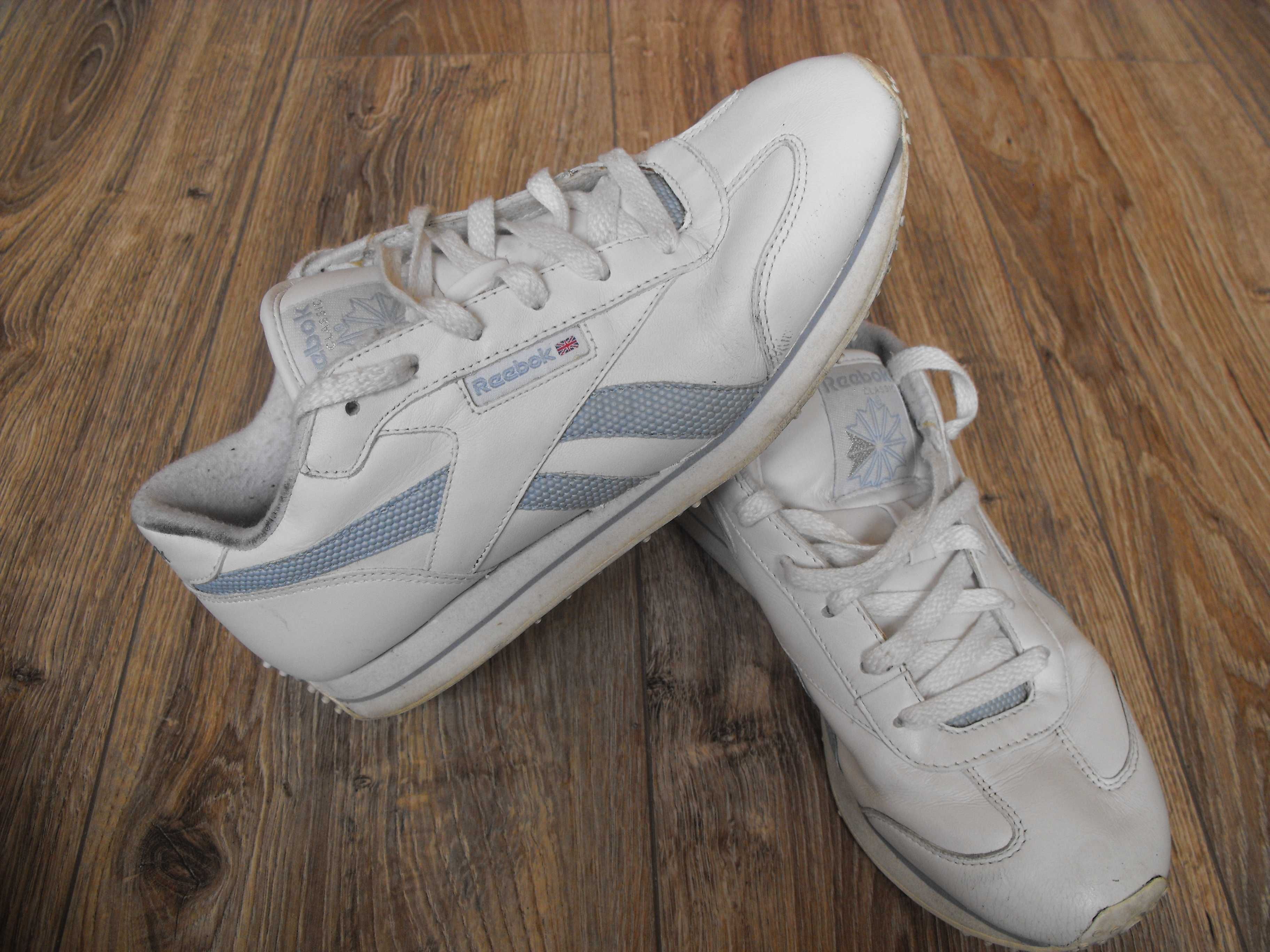 Buty REEBOK Classic 40/41 26.5cm Skóra* białe skórzane