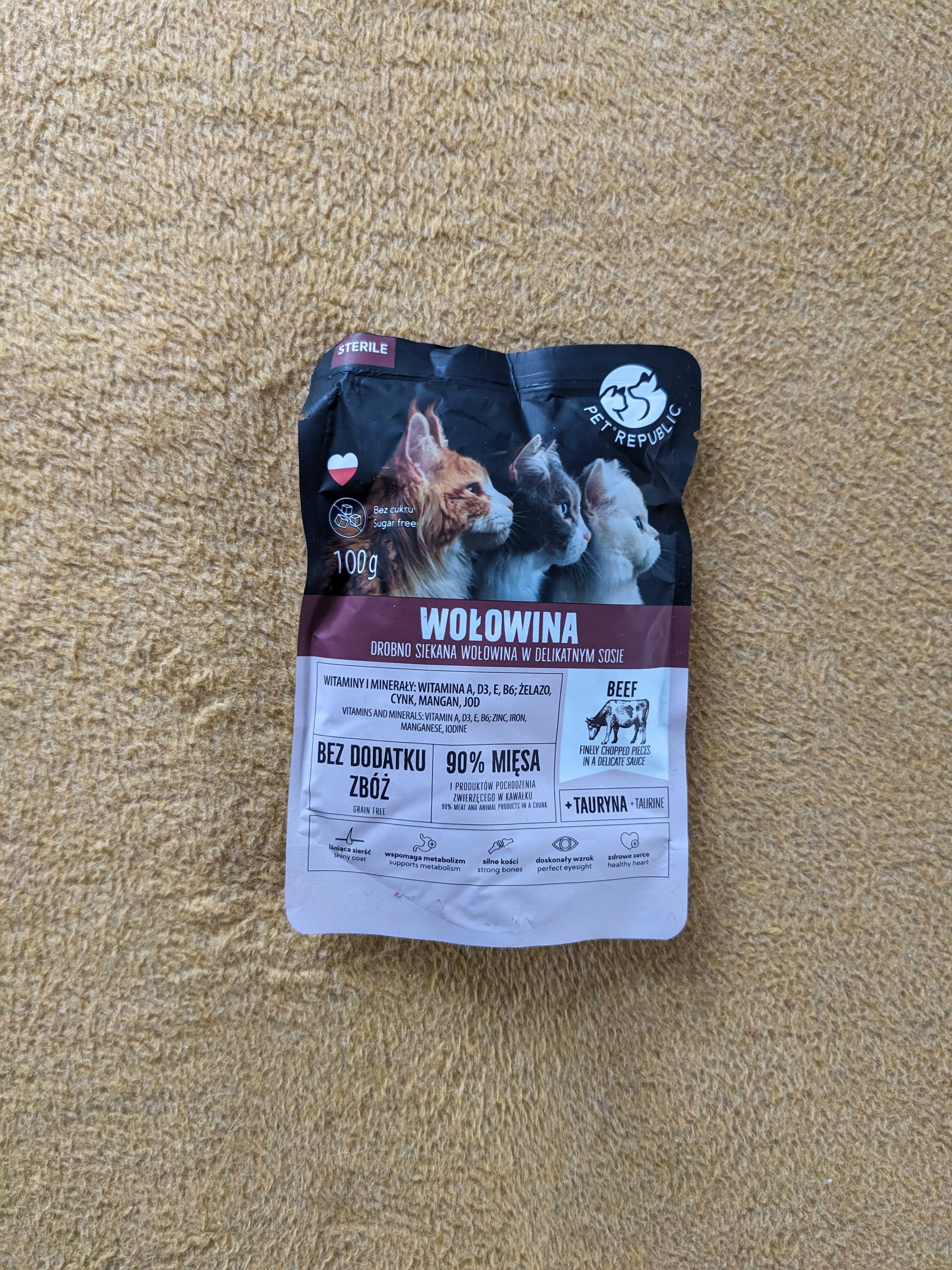 Saszetki pet republic wołowina 2 sztuki