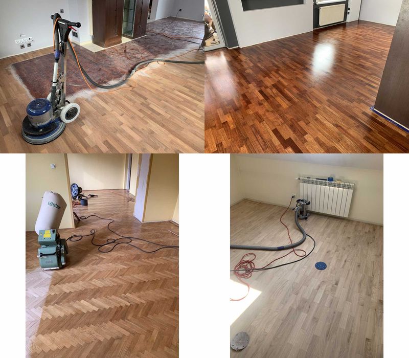 **Bezpyłowe cyklinowanie parkietów, układanie podłóg, paneli**