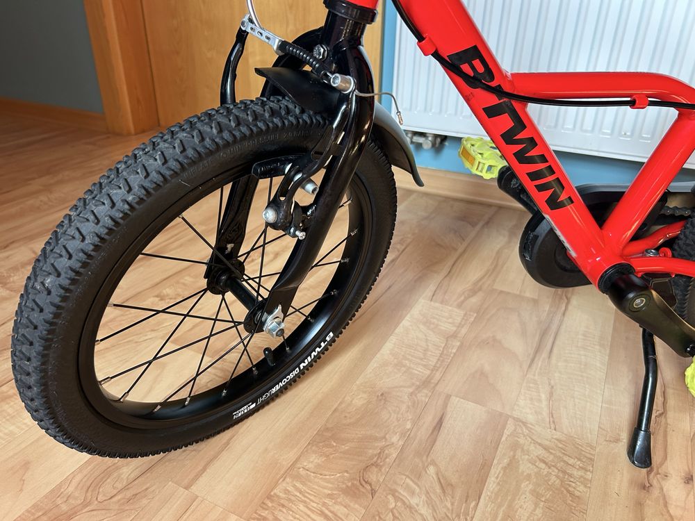 Rowerek dzieciecy Btwin 900 Alu Racing 16 cali 7,3 kg