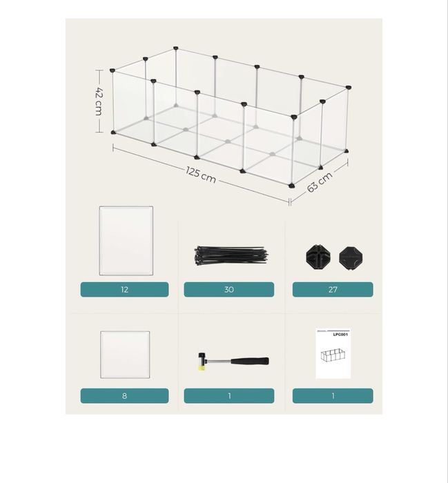 Klatka modułowa dla gryzoni