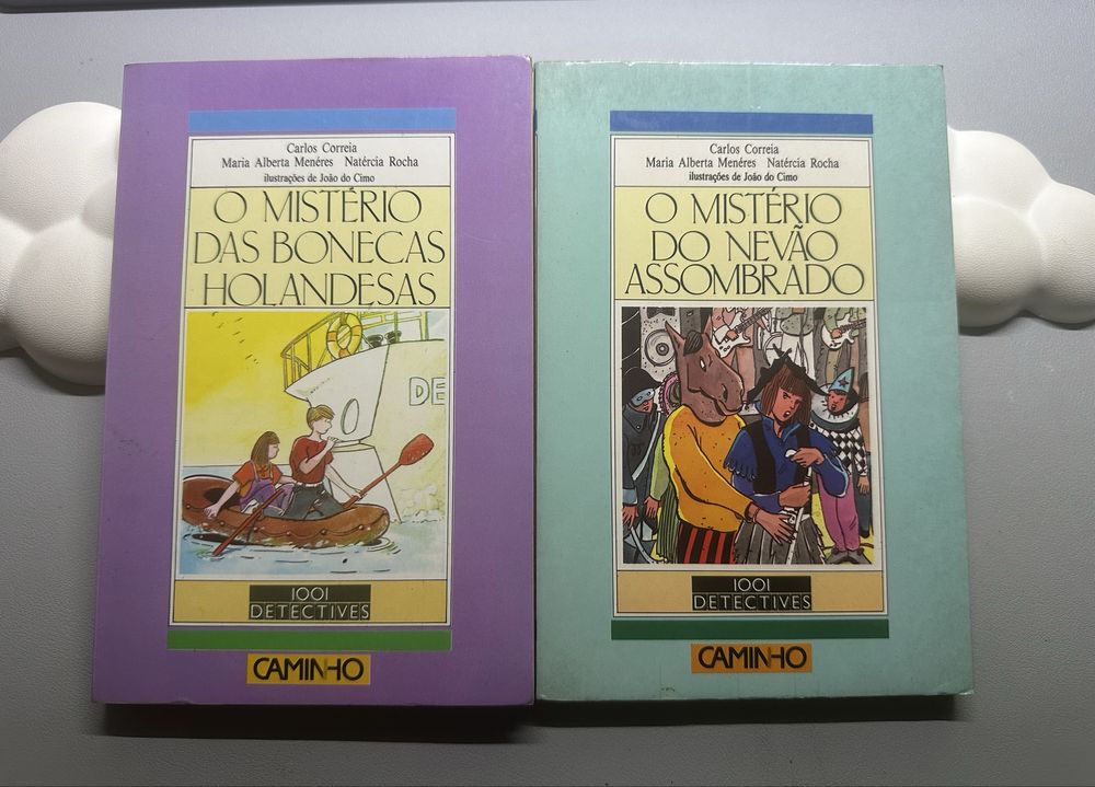 Livros Coleção 4 Gémeos, Viagens no Tempo, Asa Delta, 1001 Dectectives